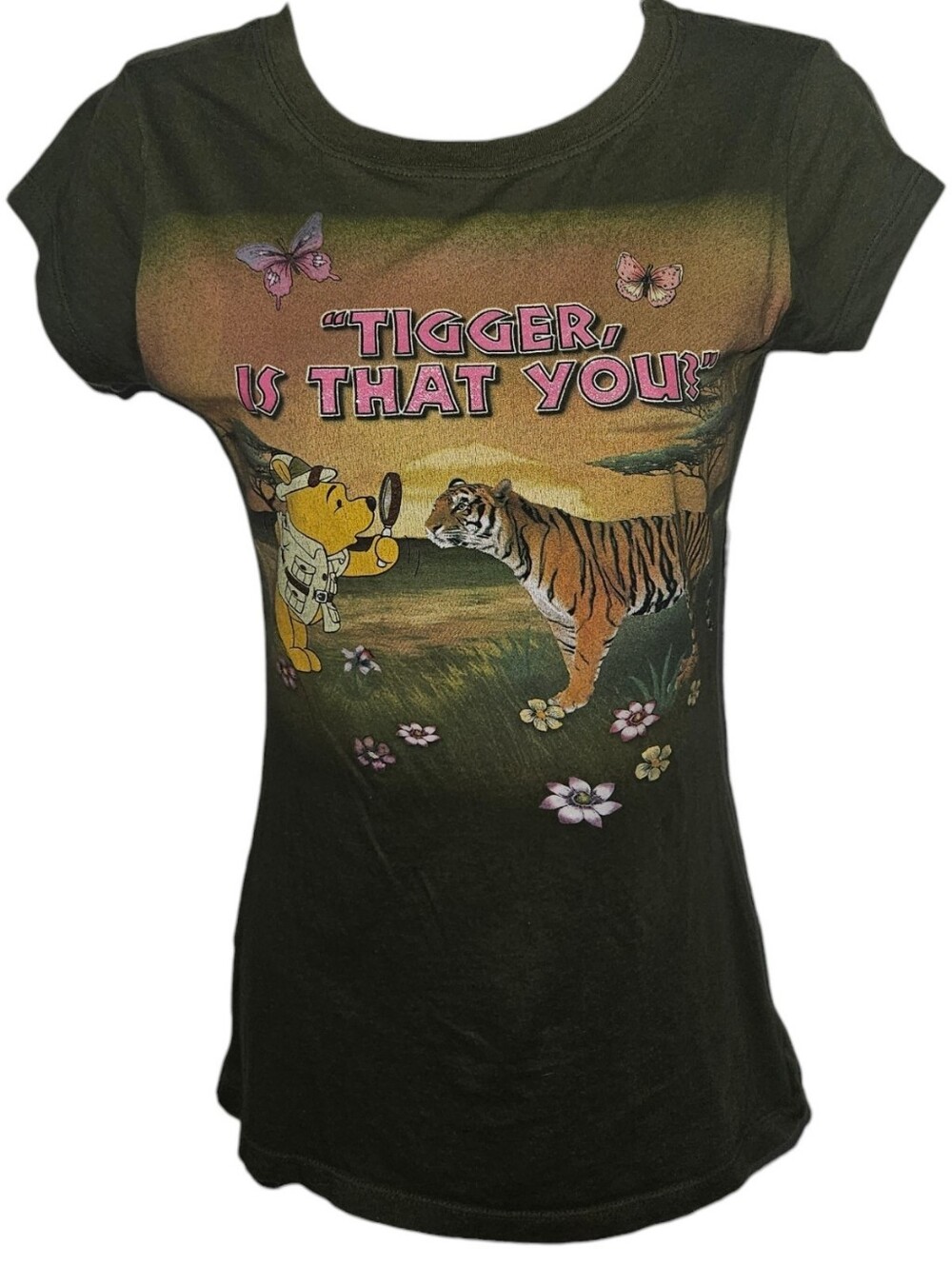Y2K Walt Disney World Winnie The Pooh Graphic Short Sleeve Tee